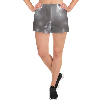 Women’s Athletic Shorts - Silver Nebula