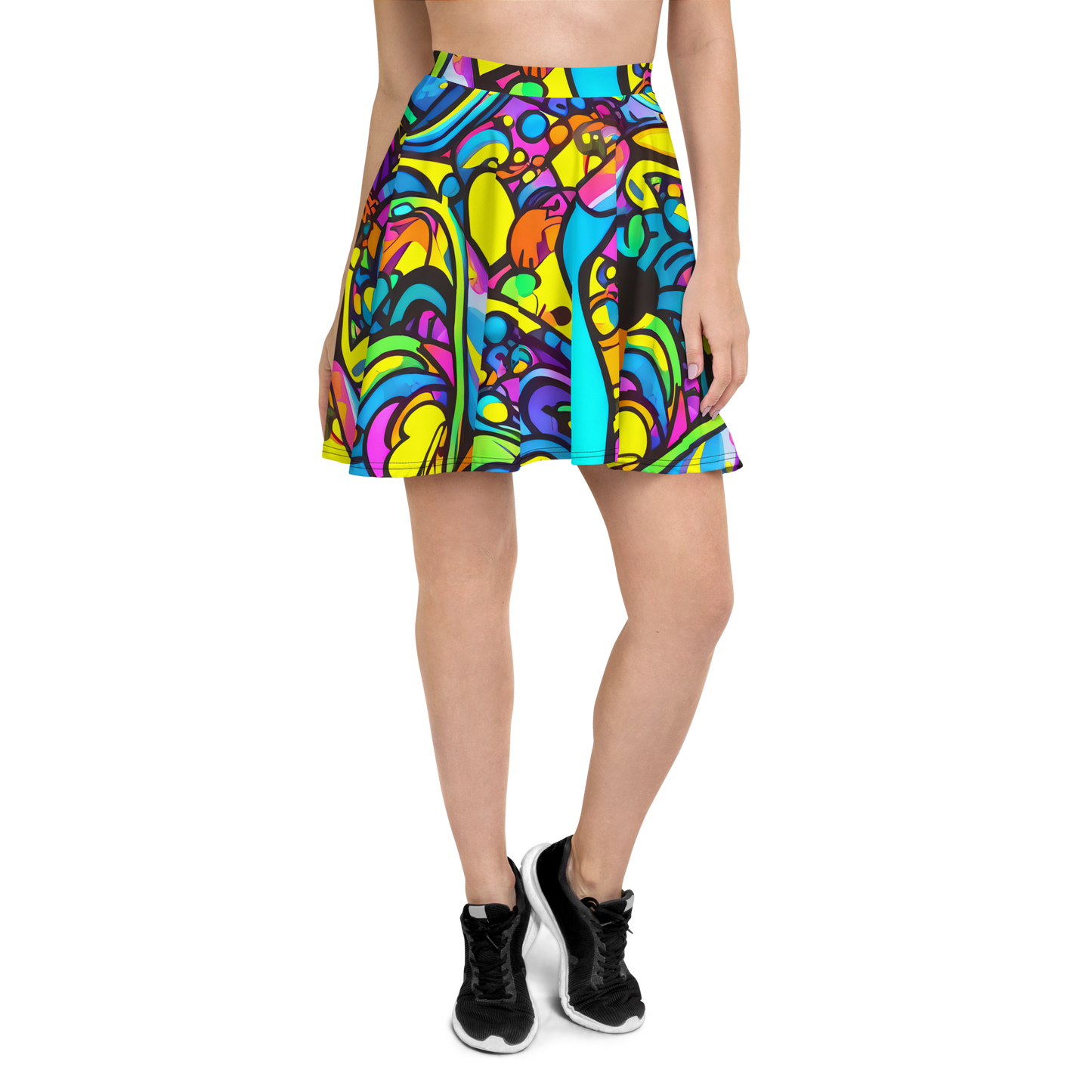 Skater Skirt - Kaleidoscopic Flow