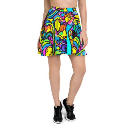 Skater Skirt - Kaleidoscopic Flow