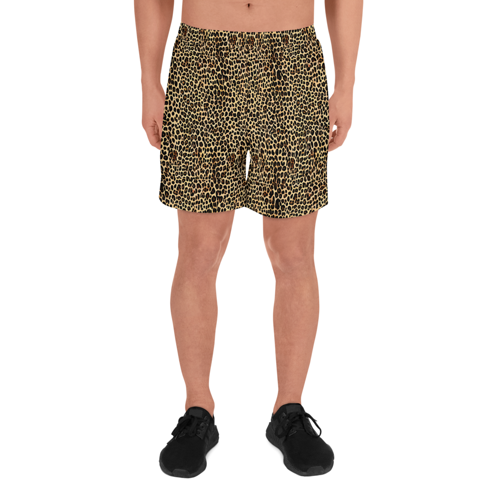 Men's Athletic Shorts - Cheetah Mosaic