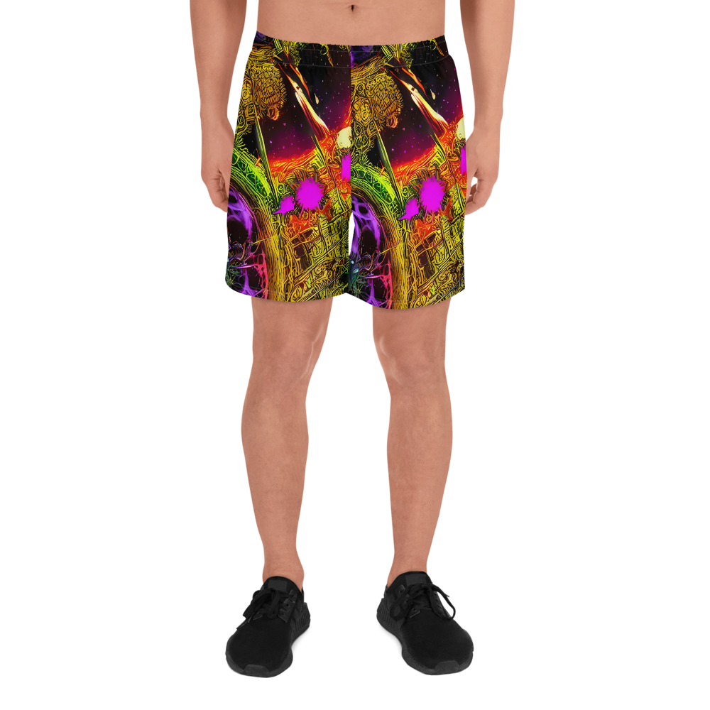 Men's Athletic Shorts - Neon Glyphworks