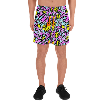 Men's Athletic Shorts - Punk Doodles