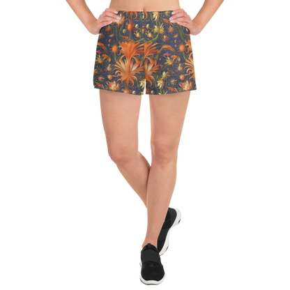 Women’s Athletic Shorts - Stellar Blooms