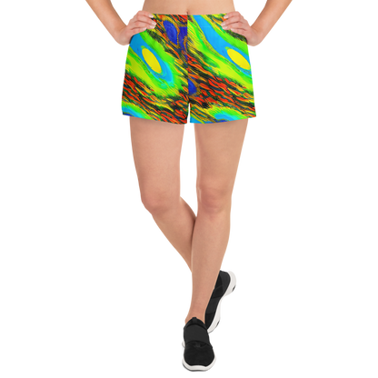 Women’s Athletic Shorts - Hodgkin's Blaze