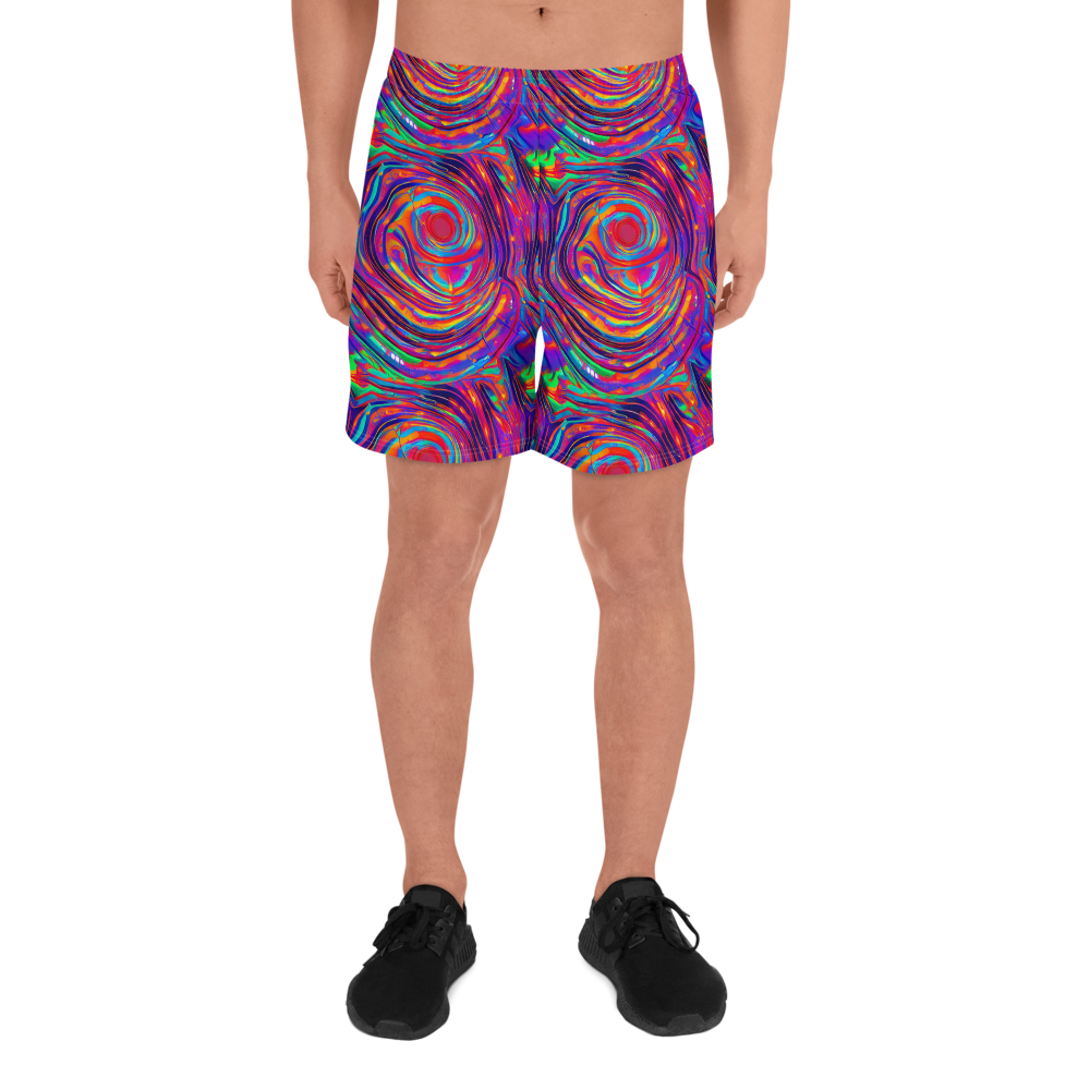 Men's Athletic Shorts - Quantum Spiral