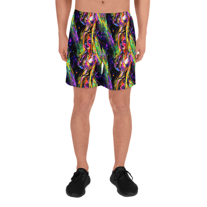 Men's Athletic Shorts - Galactic Flamenco