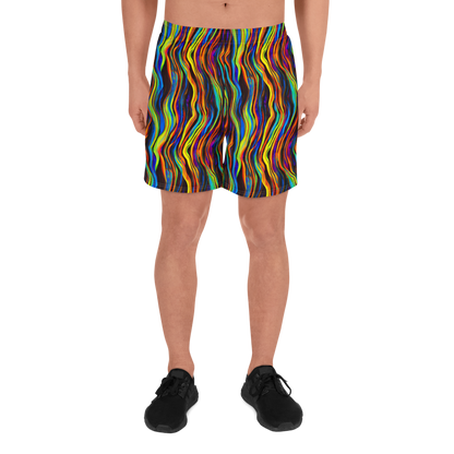Men's Athletic Shorts - Celestial Waves