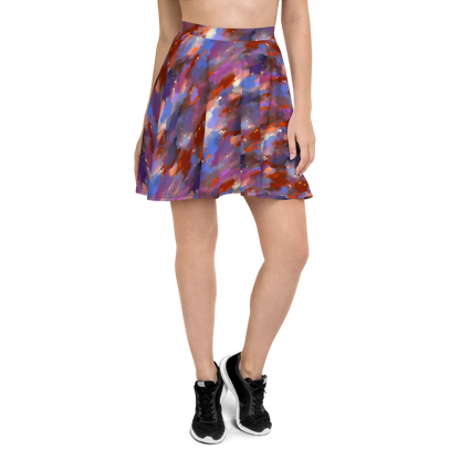 Skater Skirt - Celestial Brushstroke