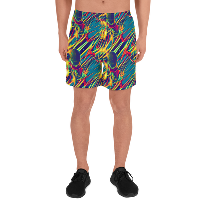 Men's Athletic Shorts - Cosmic Inferno