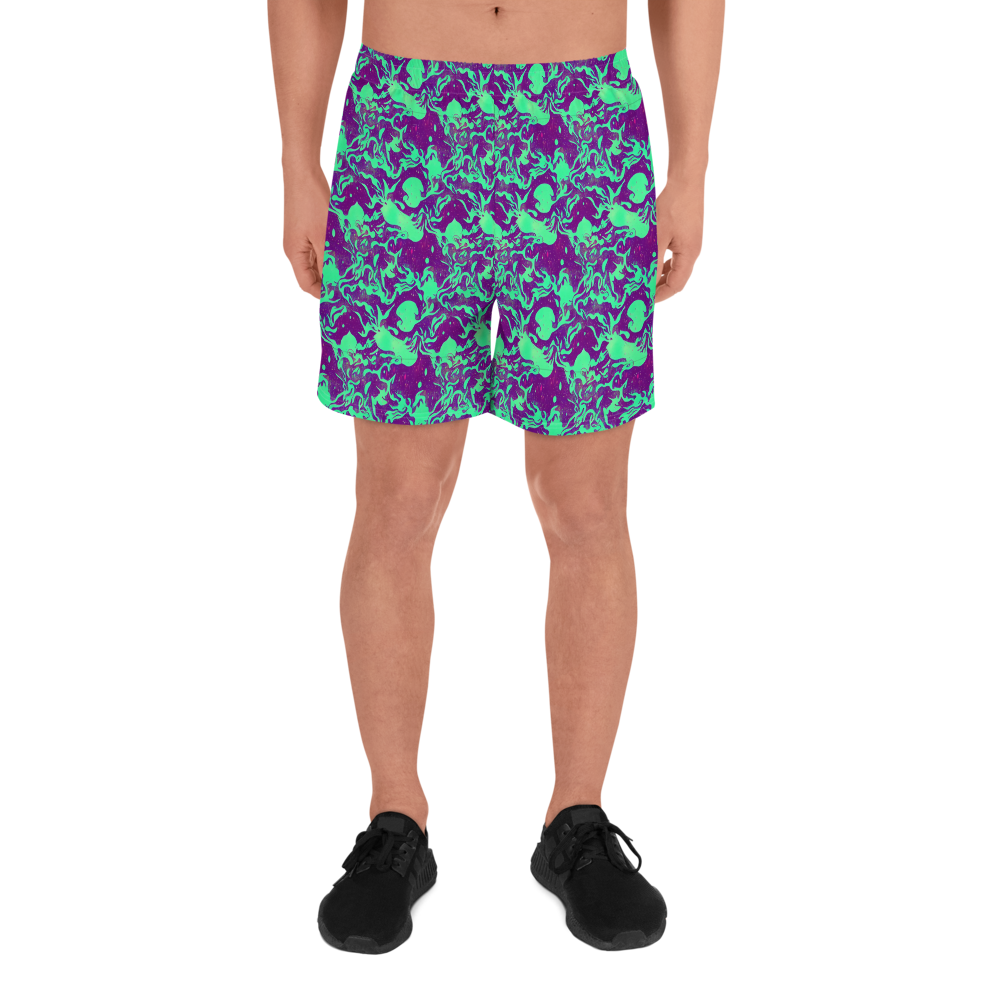 Men's Athletic Shorts - Alien Ripples