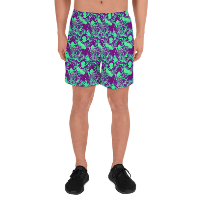 Men's Athletic Shorts - Alien Ripples