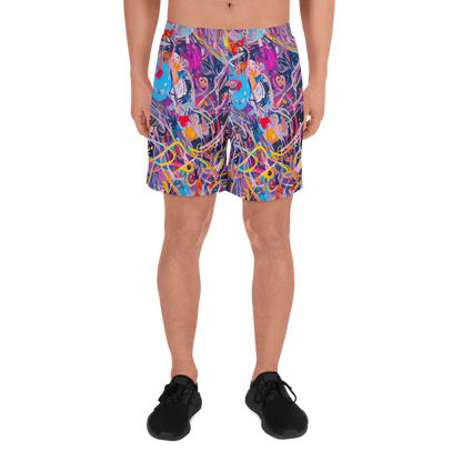 Men's Athletic Shorts - Vibrant Fusion