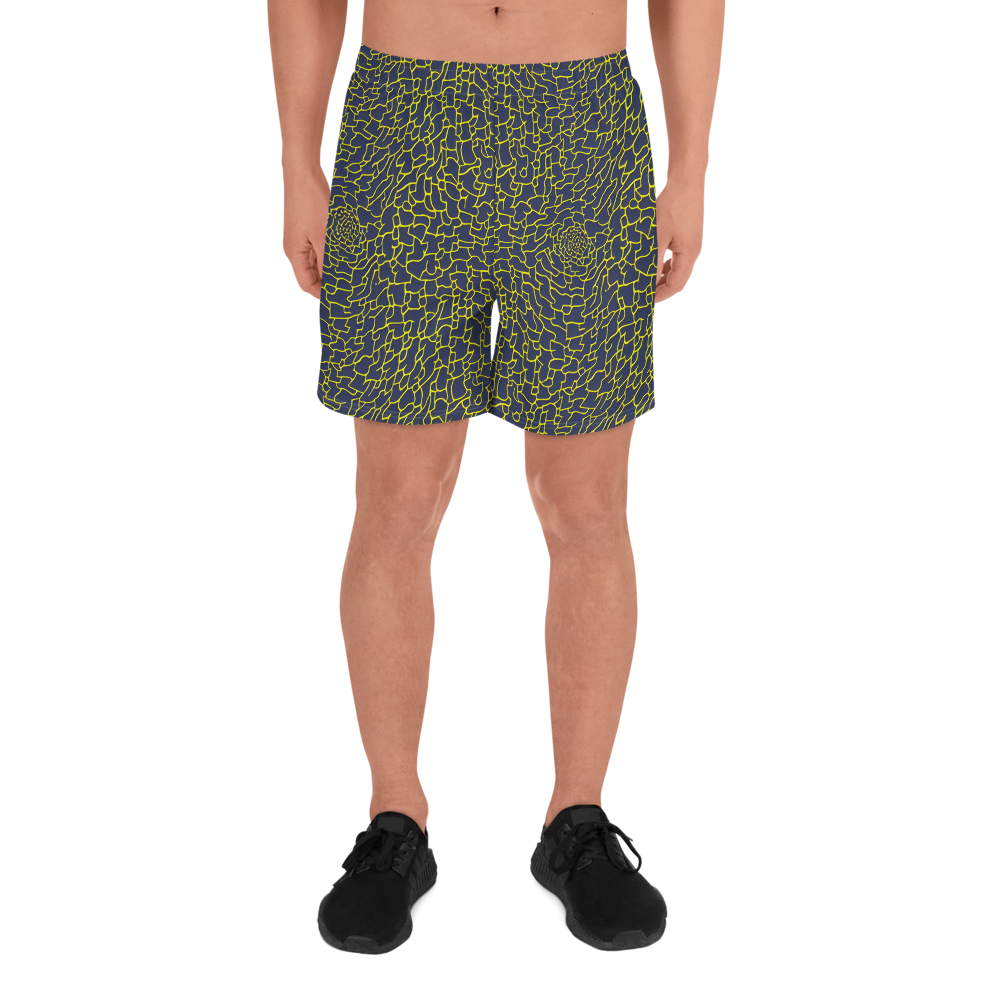 Men's Athletic Shorts - Nightshade Maze