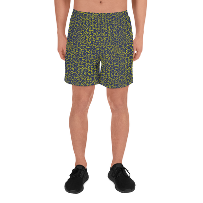 Men's Athletic Shorts - Nightshade Maze