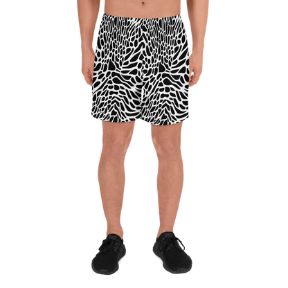 Men's Athletic Shorts - Monochrome Mystique