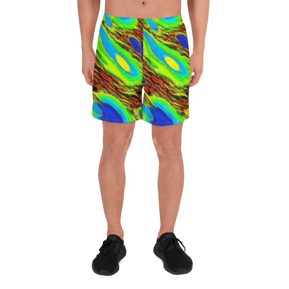 Men's Athletic Shorts - Hodgkin's Blaze