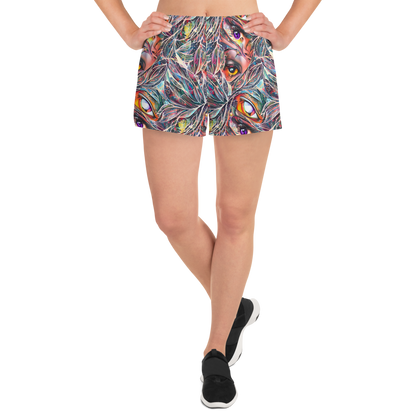 Women’s Athletic Shorts - Prismatic Reverie