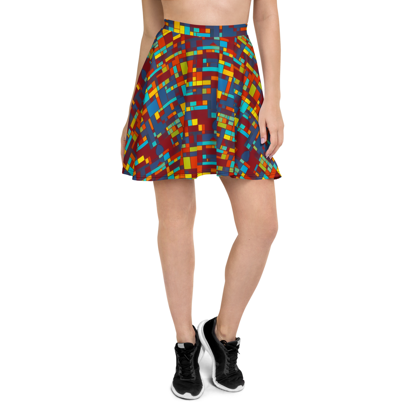 Skater Skirt - Astral Grid