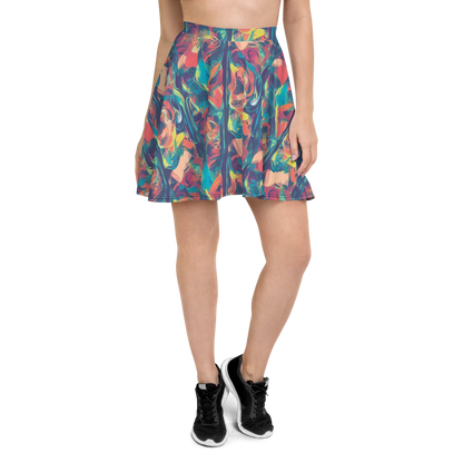 Skater Skirt - Neon Aurora