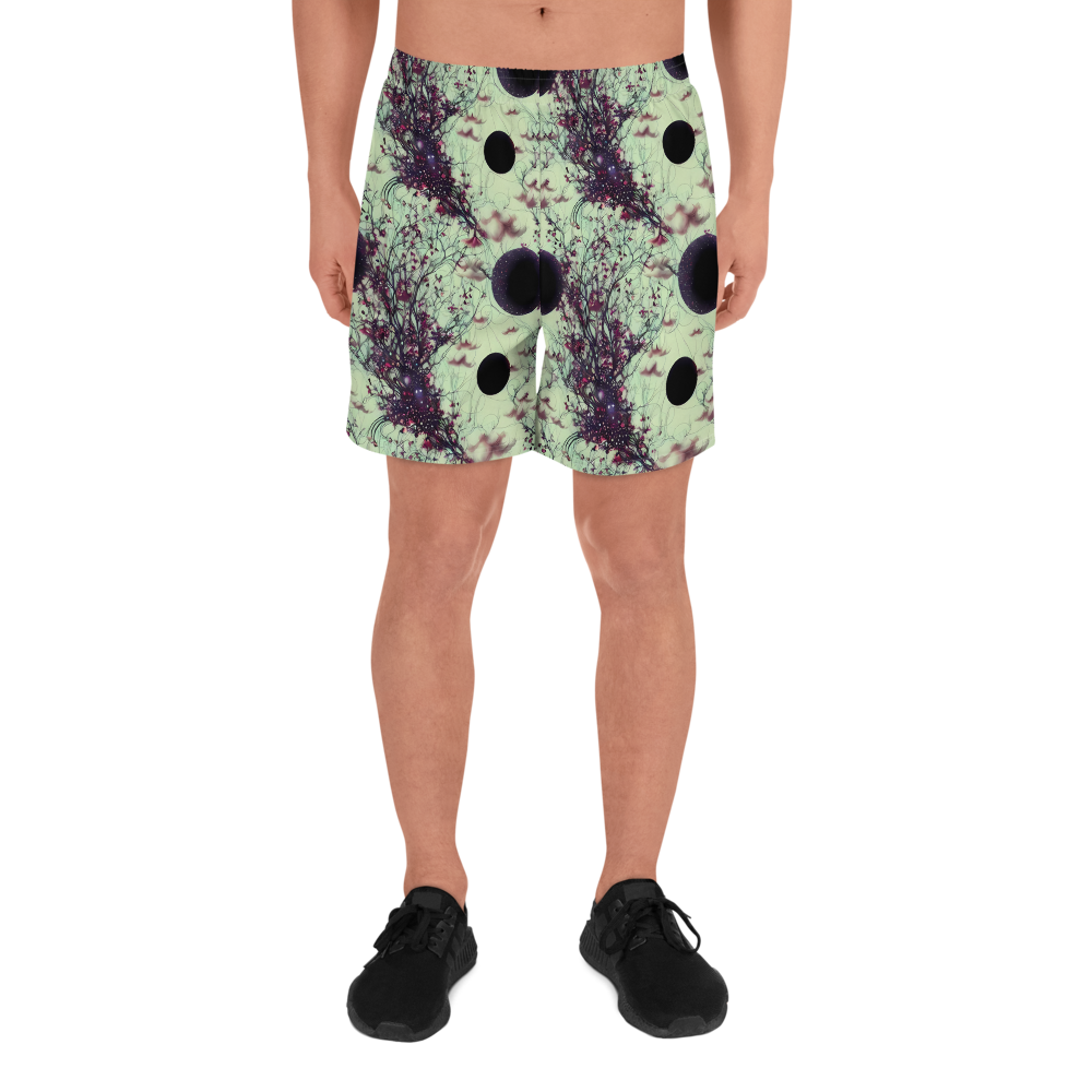 Men's Athletic Shorts - Celestial Bloom