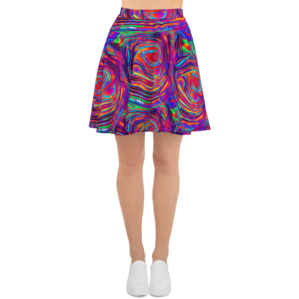 Skater Skirt - Quantum Spiral