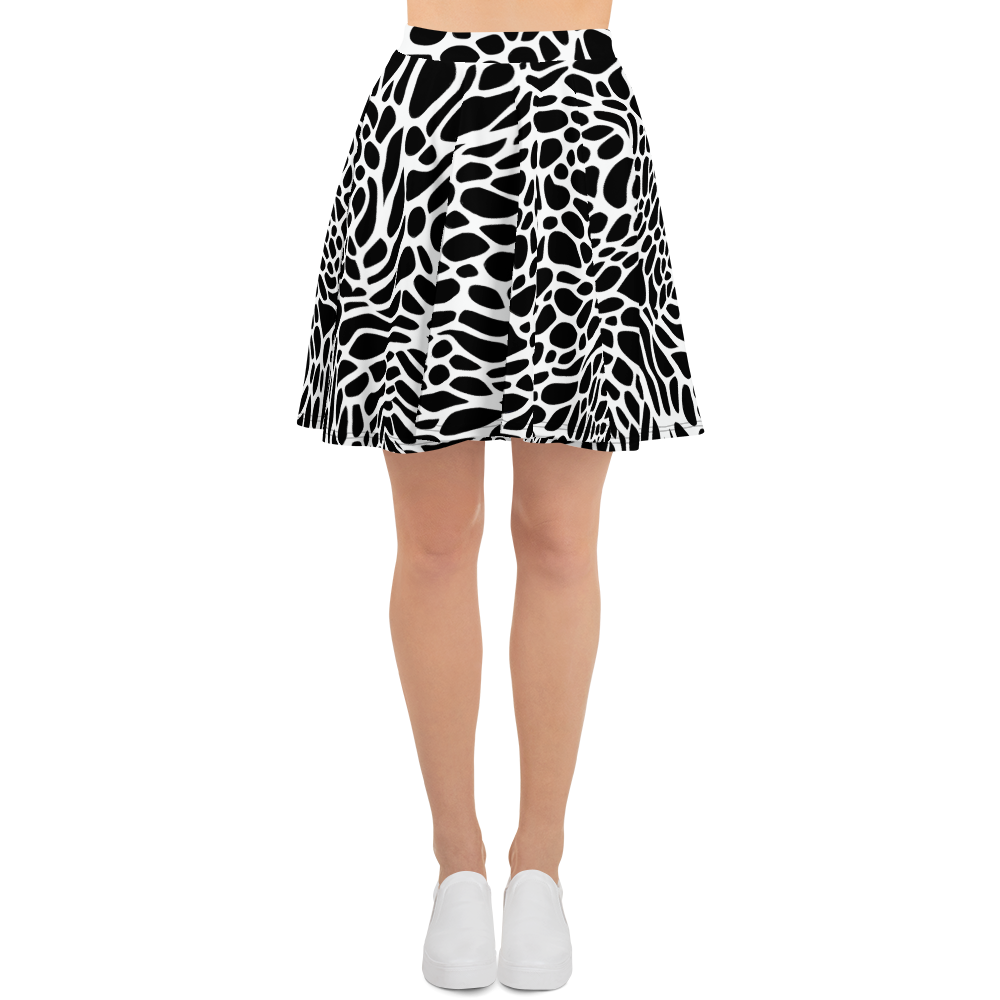 Skater Skirt - Monochrome Mystique