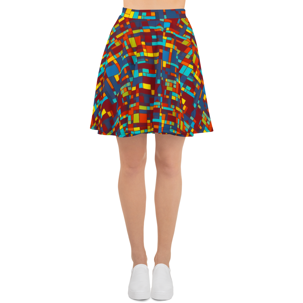 Skater Skirt - Astral Grid