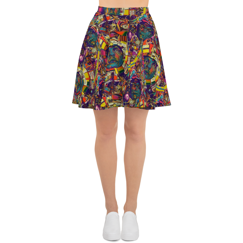 Skater Skirt - Cosmic Collage