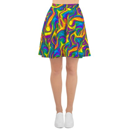 Skater Skirt - Electric Aurora