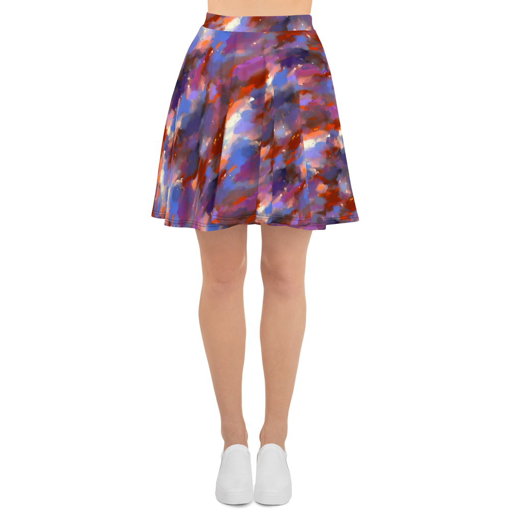 Skater Skirt - Celestial Brushstroke