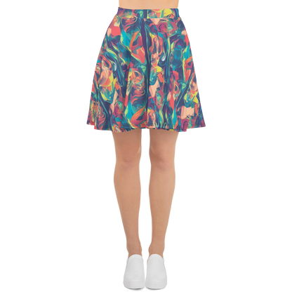 Skater Skirt - Neon Aurora