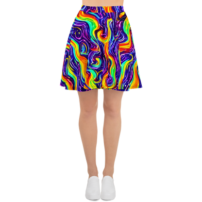 Skater Skirt - Galactic Flames