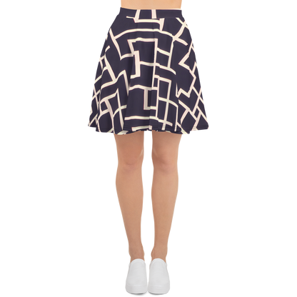 Skater Skirt - Gilded Gridlock