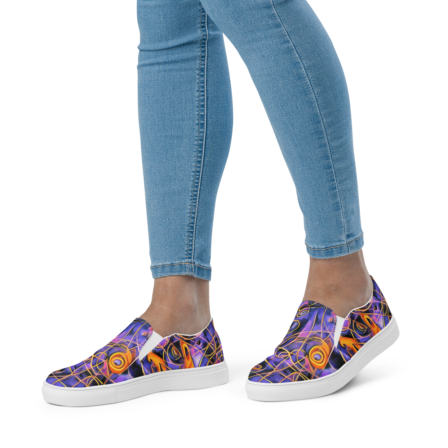 Women's Slip-On Canvas Shoes - Bailly's Twist