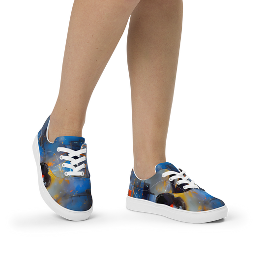 Women's Lace-Up Canvas Shoes - Neoblock Fusion