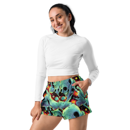 Women’s Athletic Shorts - Galactic Grotesque