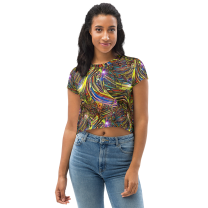 Women's Crop Tee - Quantum Palette