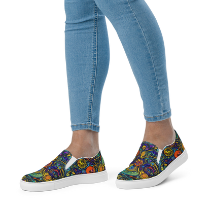 Women's Slip-On Canvas Shoes - Vasnetsov Vortex