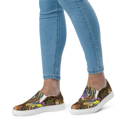 Women's Slip-On Canvas Shoes - Quantum Palette