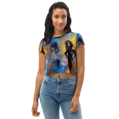 Women's Crop Tee - Neoblock Fusion