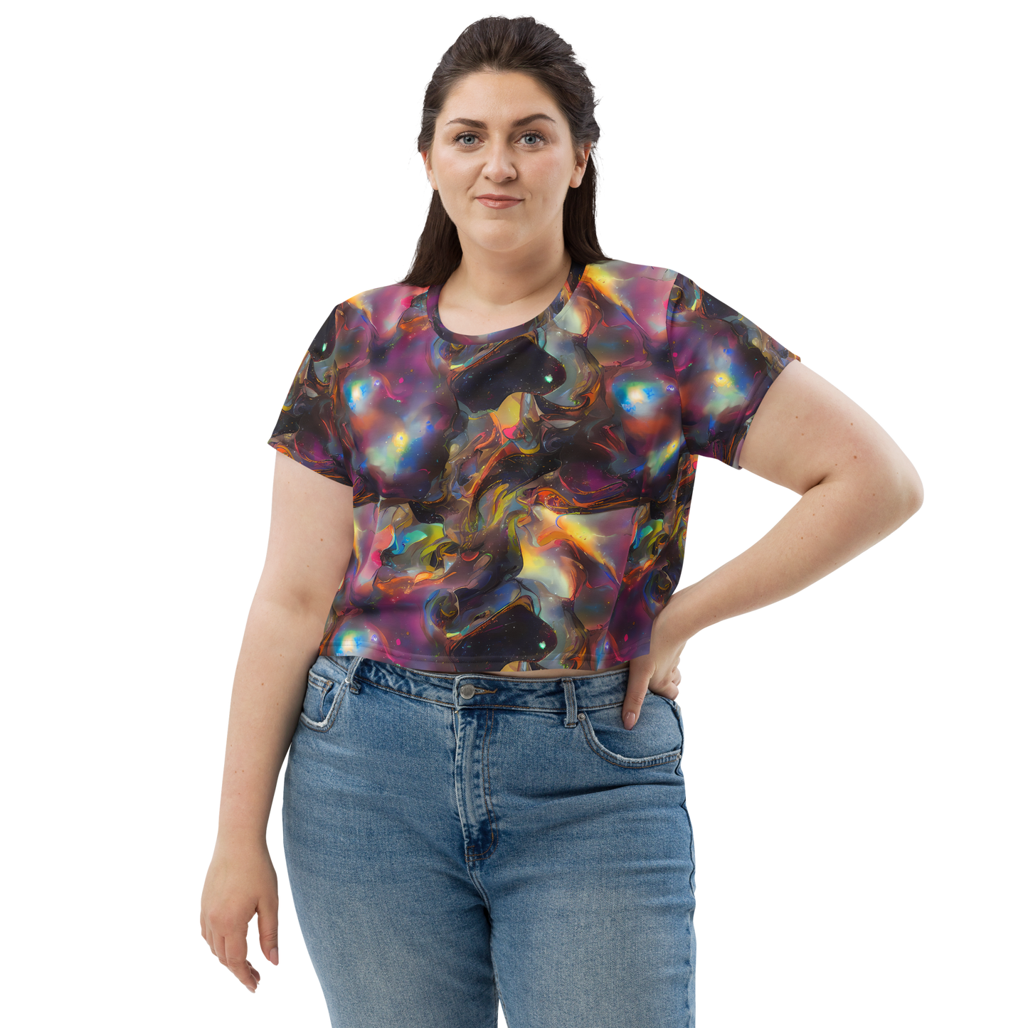 Women's Crop Tee - Cosmic Fusion