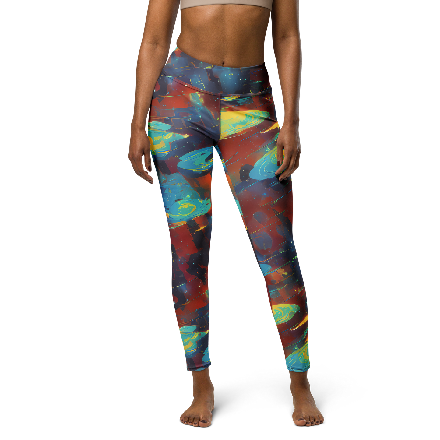 Yoga Leggings - Journey Through Infinity
