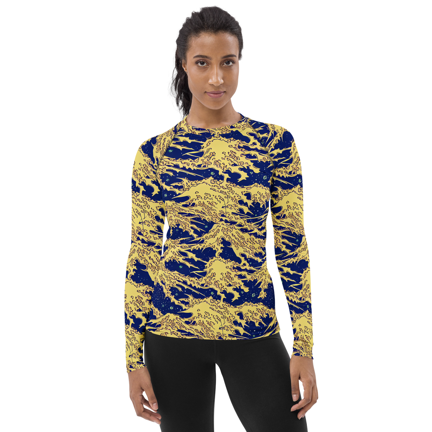 Women's Rash Guard - Celestial Ridge