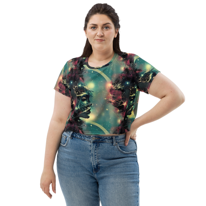 Women's Crop Tee - Galactic Serpent