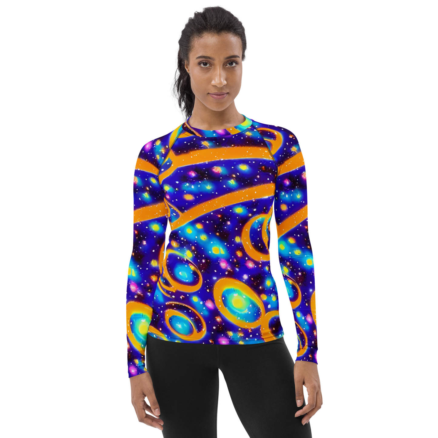 Women's Rash Guard - Epic Orbit