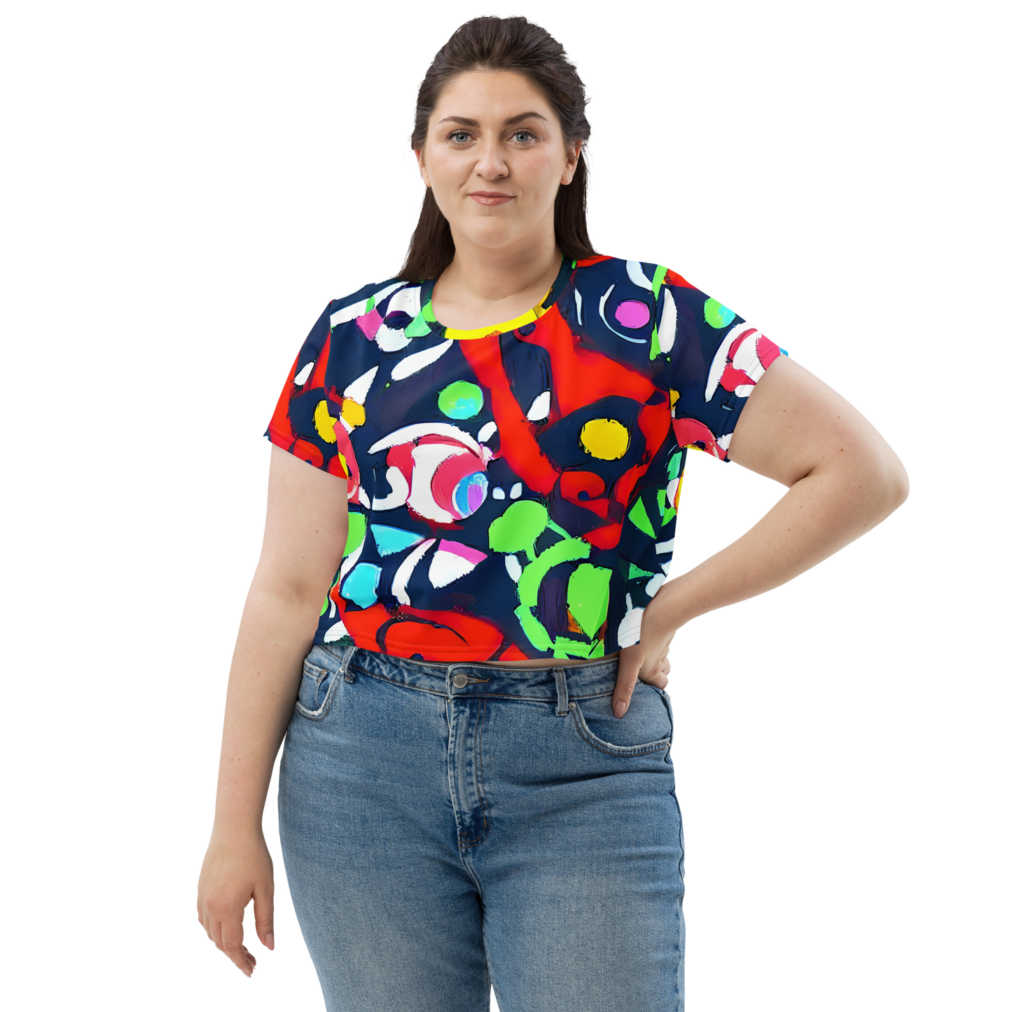 Women's Crop Tee - Chagall's Dream