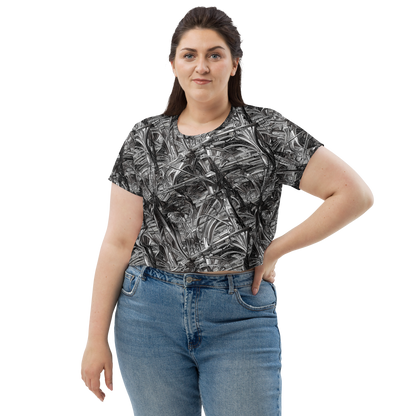 Women's Crop Tee - Gothic Whirlwind