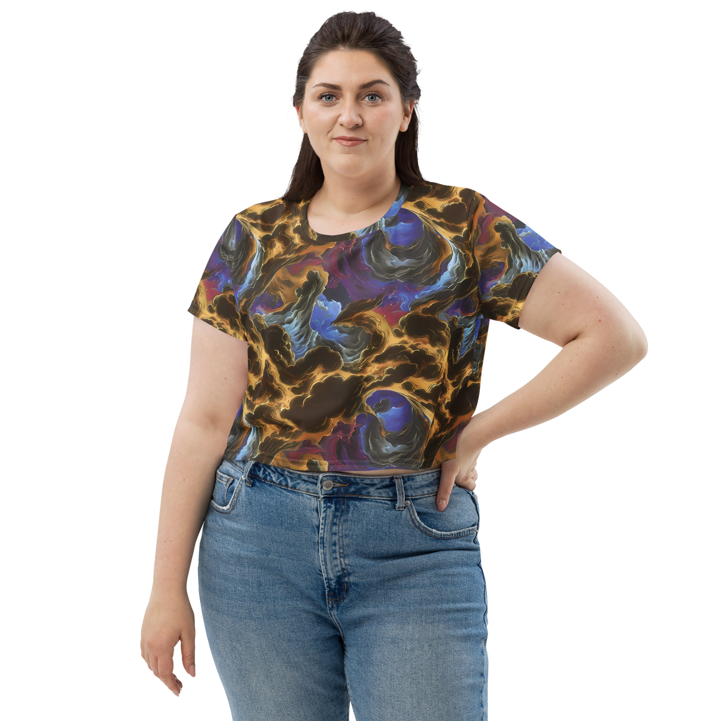 Women's Crop Tee - Vortex Virtue