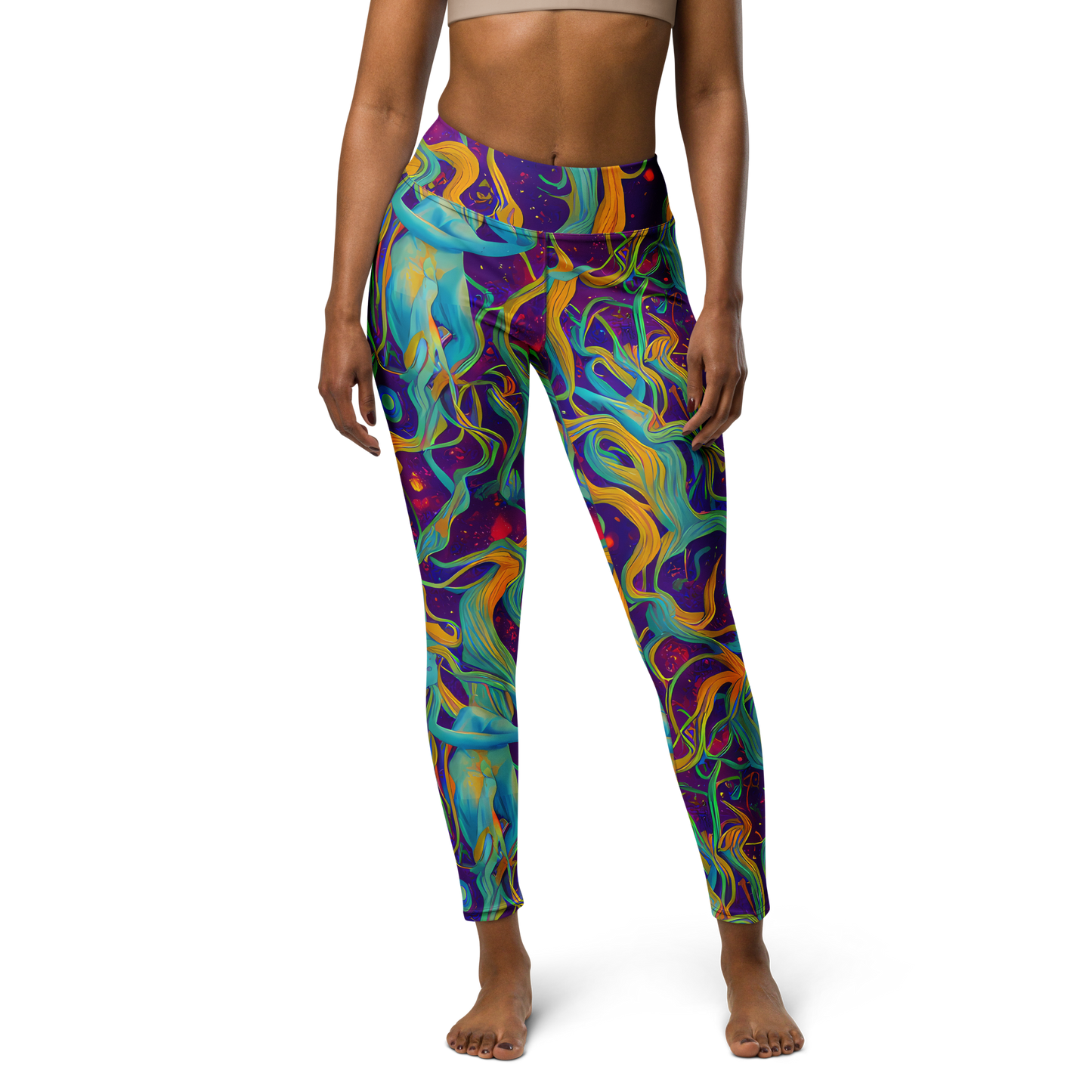 Yoga Leggings - Etherial Entwine