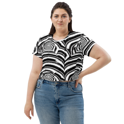 Women's Crop Tee - Dupain Swirl